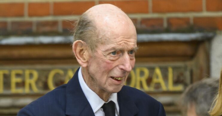 Duke of Kent seen after Duchess of Kent's death