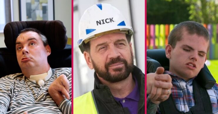 Nick Knowles with DIY SOS cast members who have died