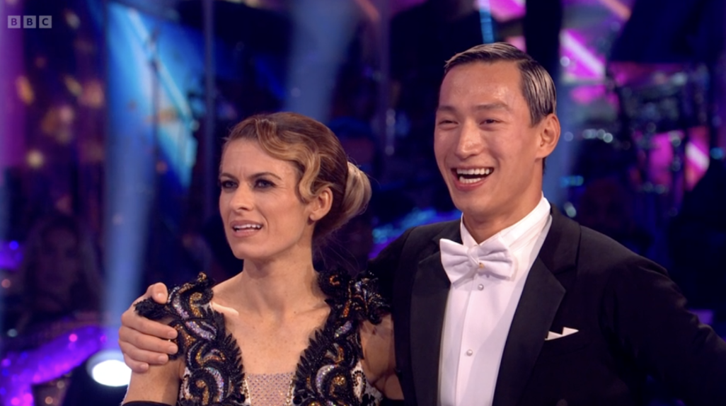 Karen and Carlos on Strictly Come Dancing 