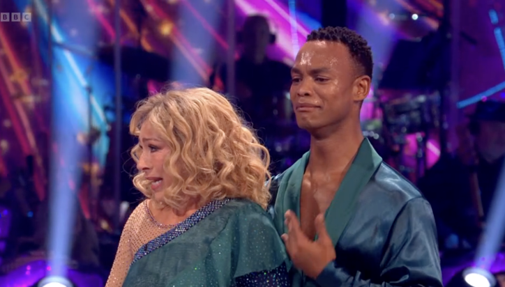 Alex Kingston and Johannes on Strictly