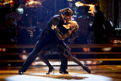 Nikita Kuzmin and Amber Davies dancing their Argentine Tango