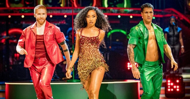 Leigh-Anne Pinnock performing on Strictly