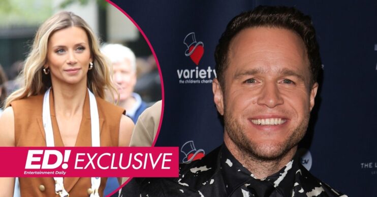 Amelia Tank / Olly Murs smiling