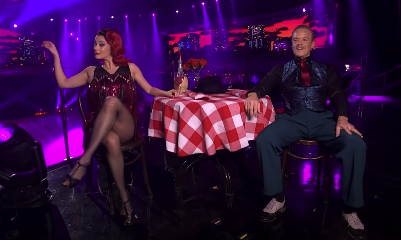 Dianne Buswell and Stefan Dennis on Strictly Come Dancing