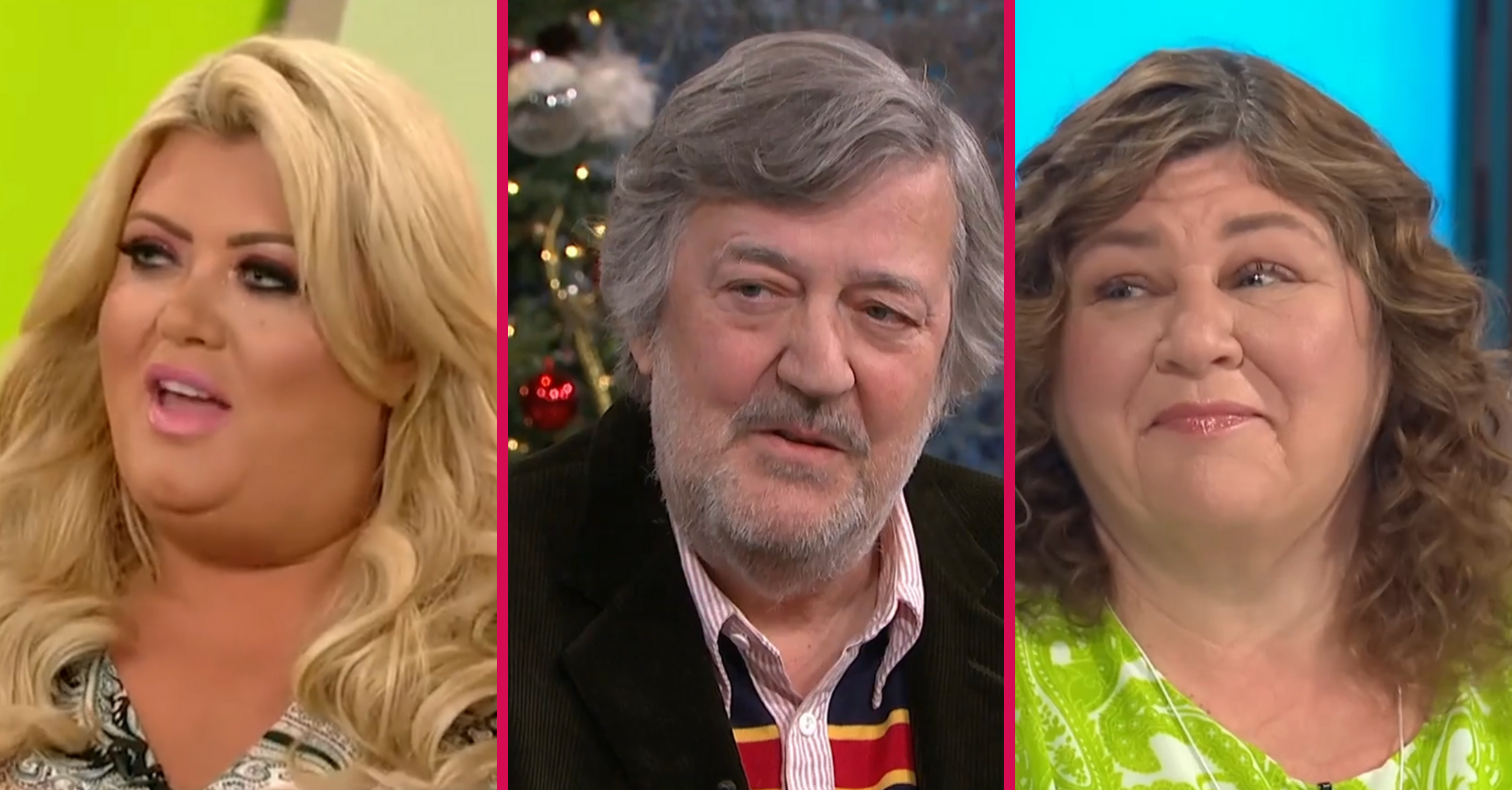 Cheryl Fergison, Gemma Collins and Stephen Fry on Loose Women and This Morning
