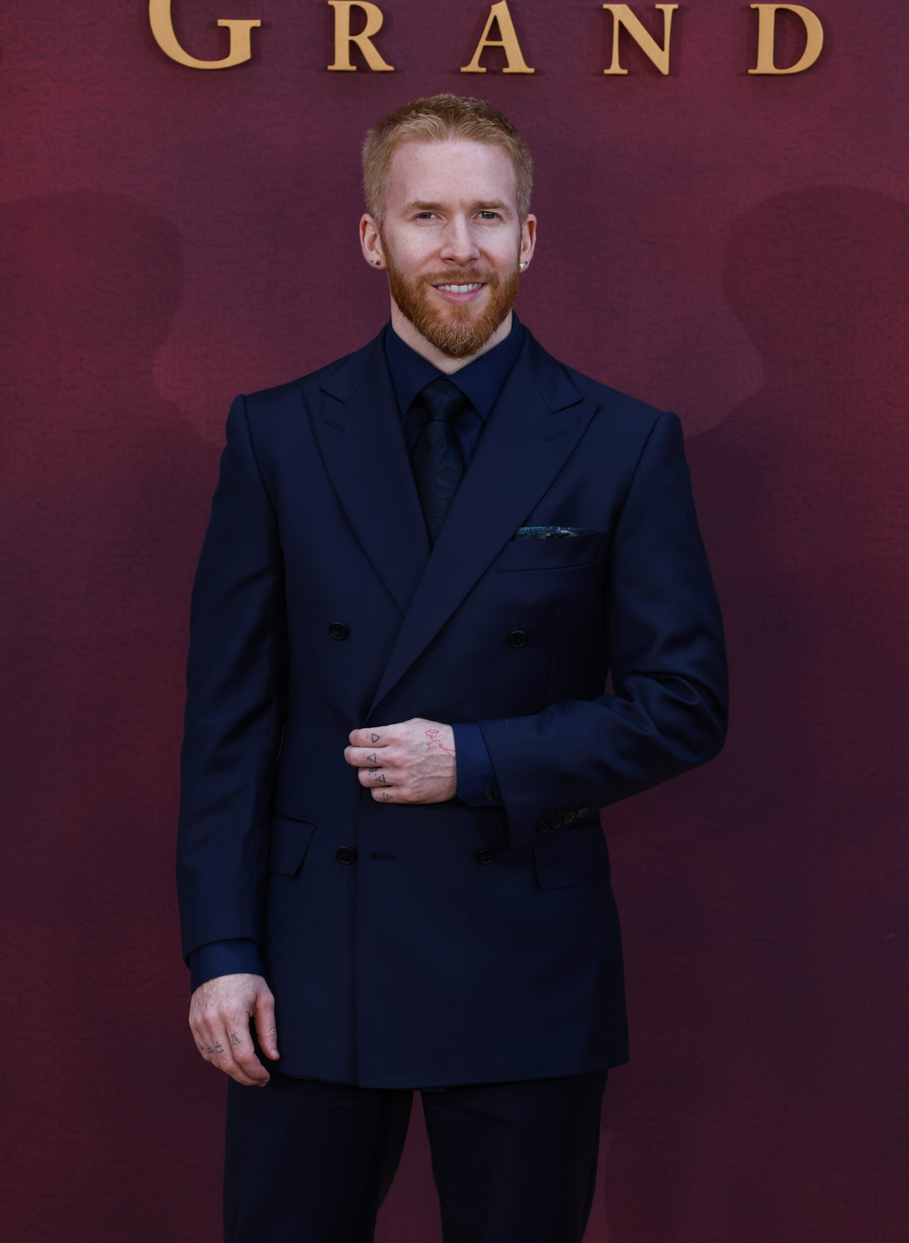 Neil Jones on the red carpet at the Downton Abbey: The Grand Finale