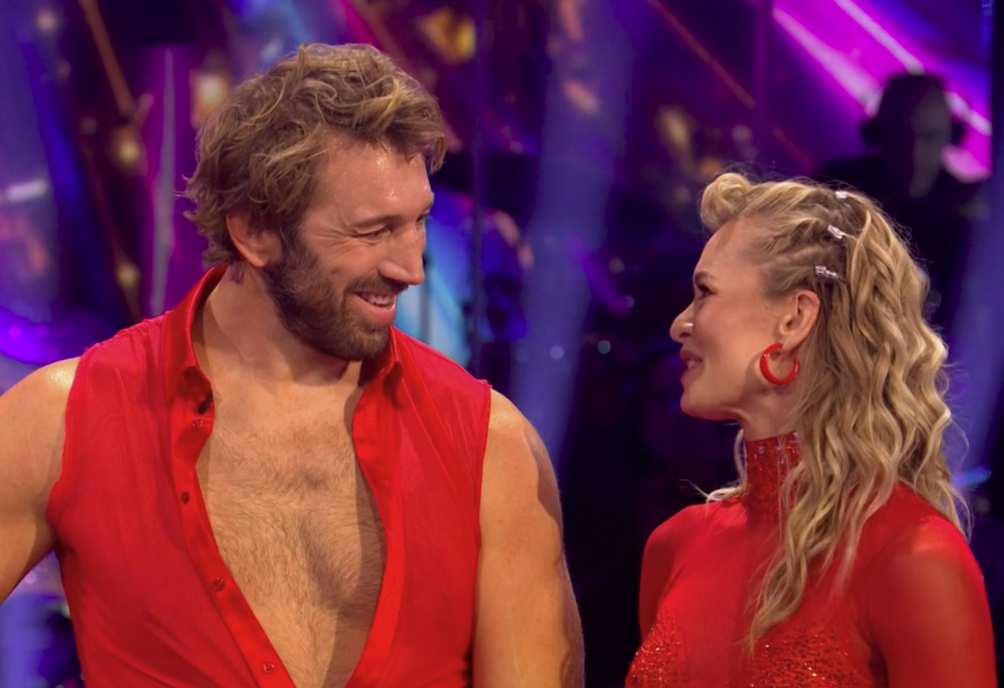 Chris Robshaw and Nadiya Bychkova on Strictly Come Dancing