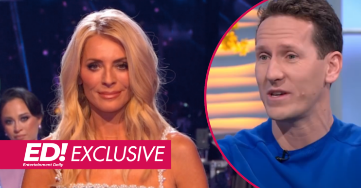 Tess Daly and Brendan Cole inset