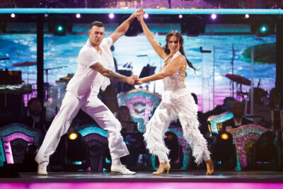 Vicky Pattison dancing with Kai on Strictly