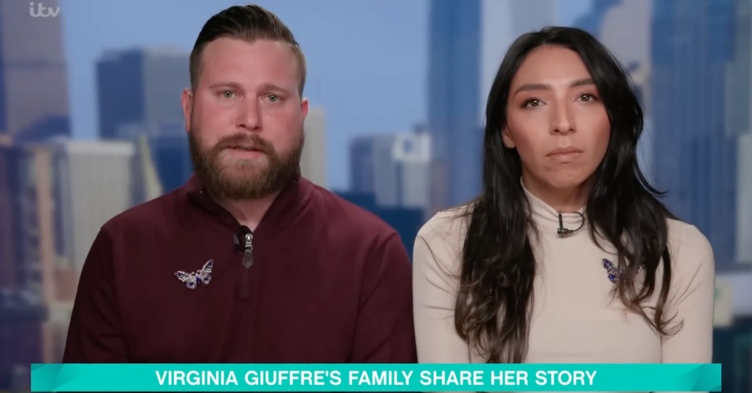 Virginia Giuffre's brother and sister-in-law on This Morning