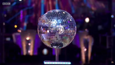 The Strictly Come Dancing trophy