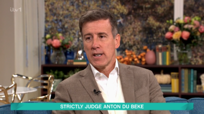 Anton Du Beke on This Morning today