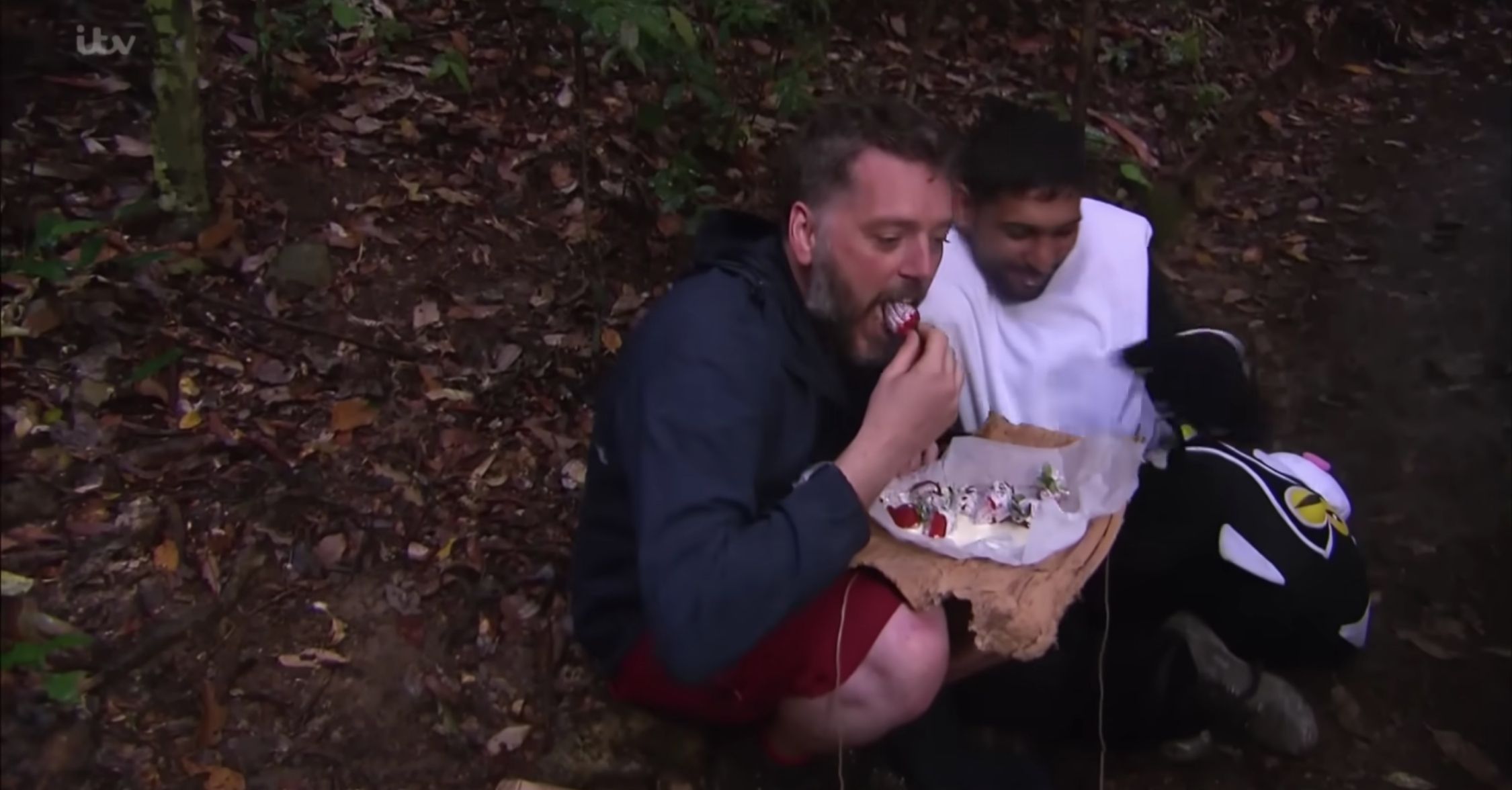 Iain and Amir on I'm A Celeb
