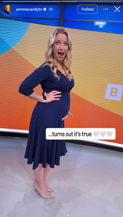 Emma Vardy on BBC Breakfast
