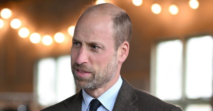 Prince William in blazer in Northern Ireland