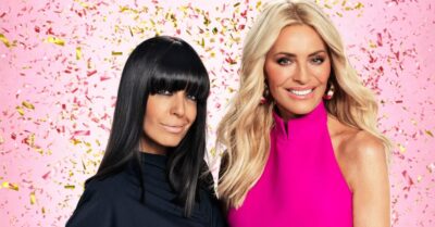 Tess Daly and Claudia Winkleman on Strictly