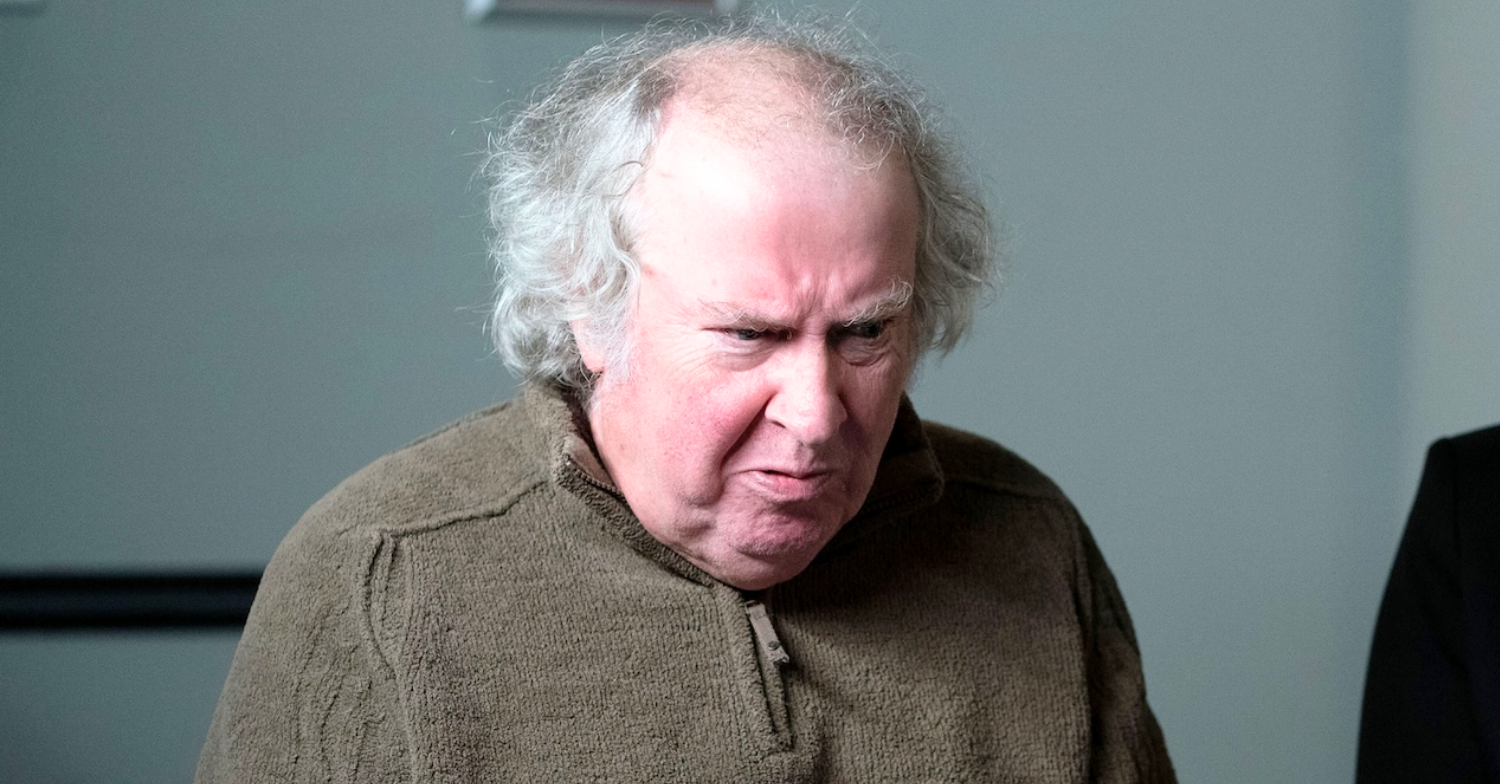 Nigel looks exasperated at the police station (Credit: BBC/Composite: ED!)