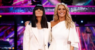 Claudia Winkleman and Tess Daly on Strictly