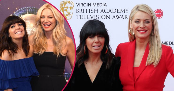 Claudia Winkleman and Tess Daly on Strictly Come Dancing