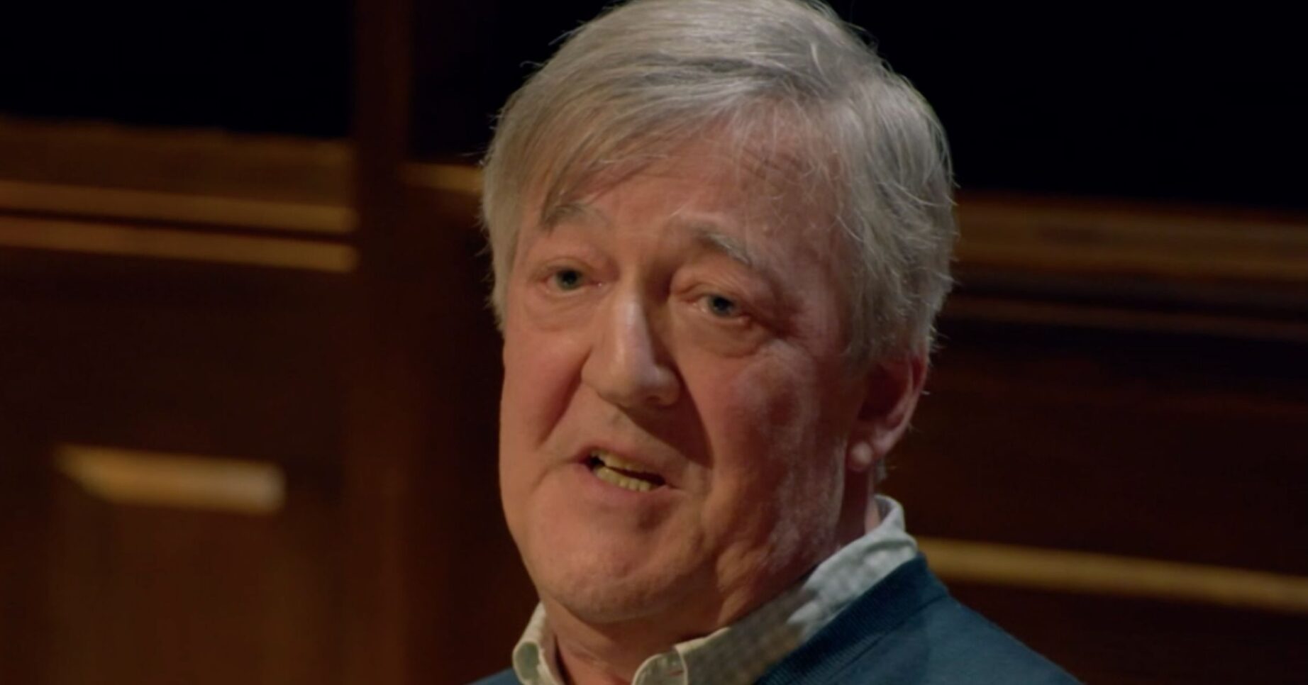 Stephen looking serious