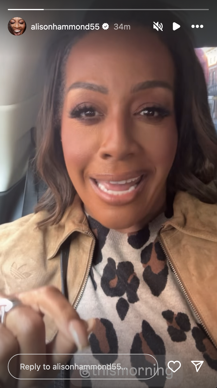 Alison Hammond on This Morning 