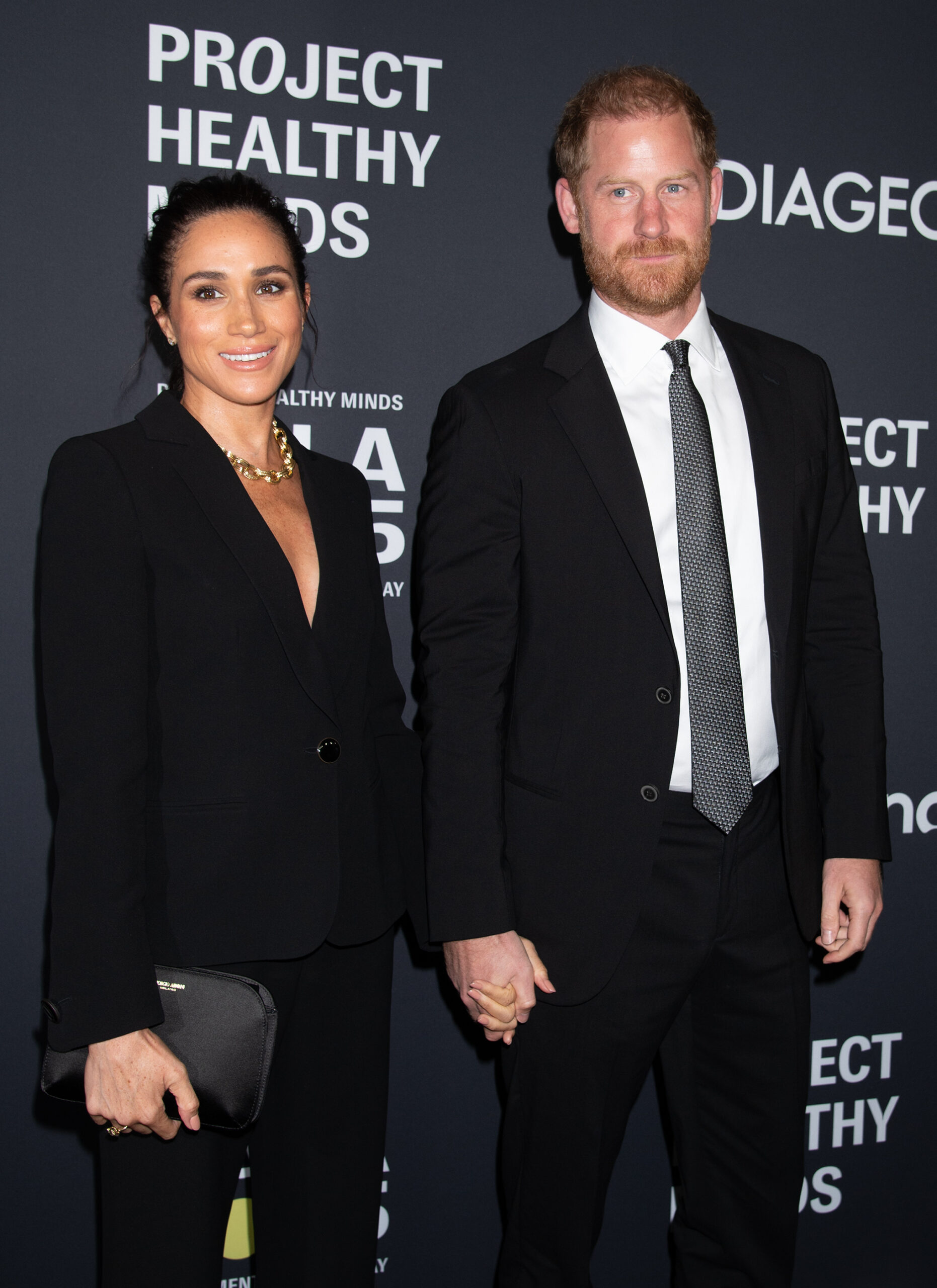 Meghan Markle and Prince Harry at Project Healthy Minds Gala