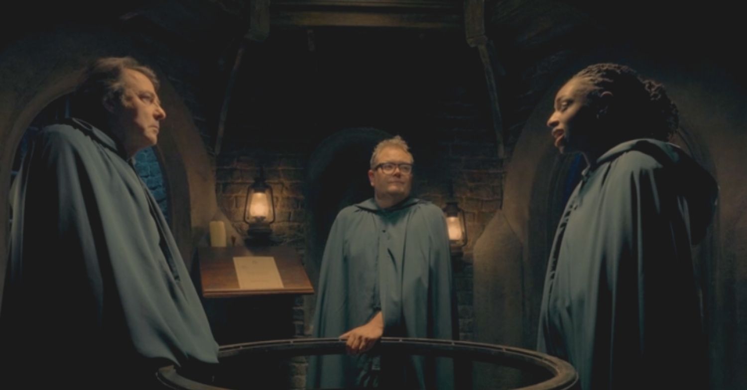 Jonathan Ross, Alan Carr and Cat Burns as Traitors