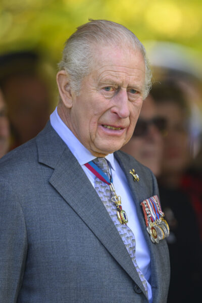 King Charles during royal engagement