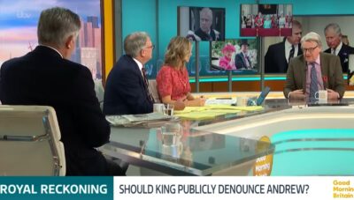 GMB debate over Prince Andrew