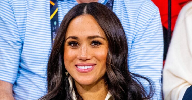 Meghan Markle smiling at the Invictus Games