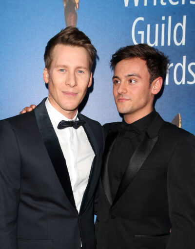 Tom and husband Dustin