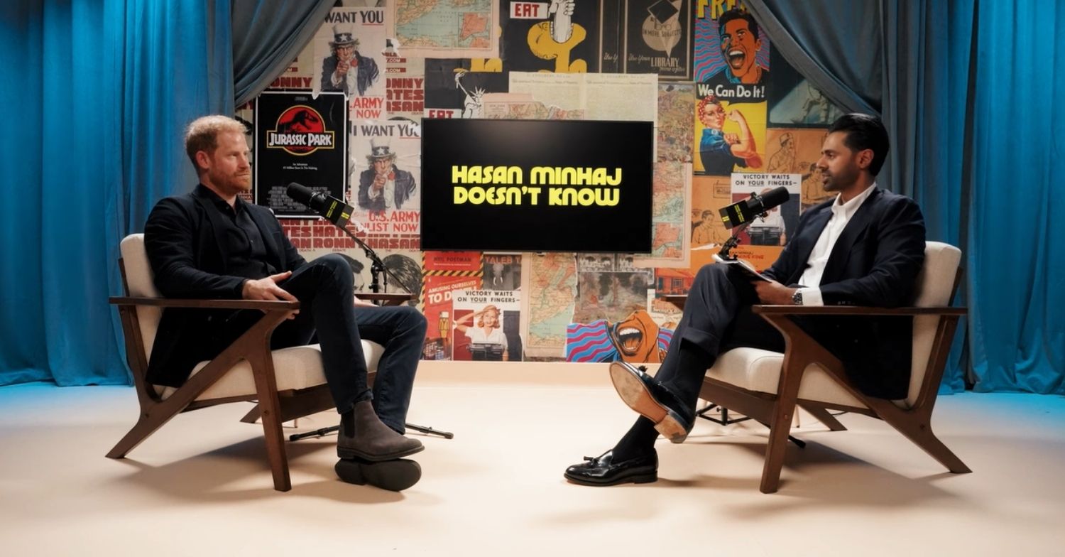 Prince Harry on the Hasan Minhaj Doesn't Know podcast