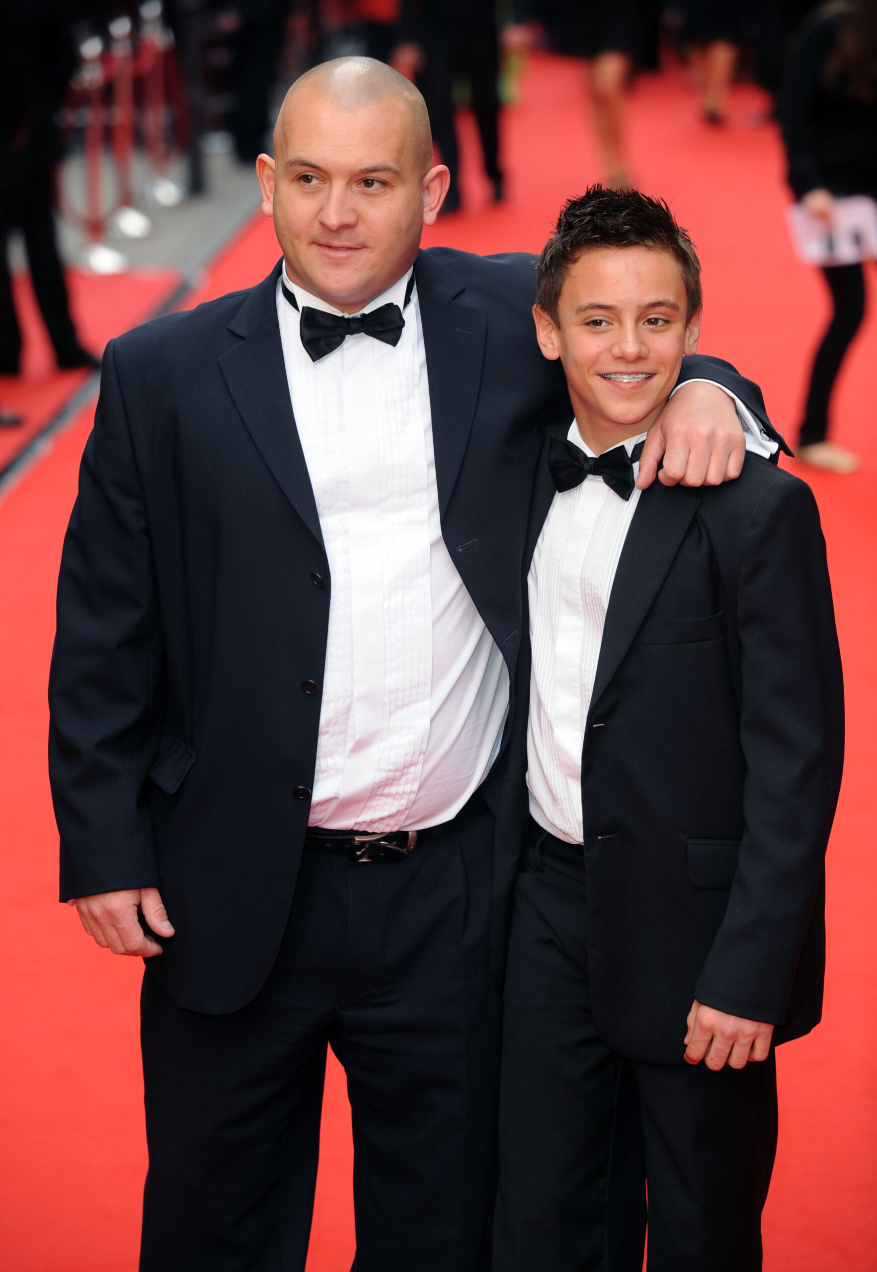 Tom Daley and his dad