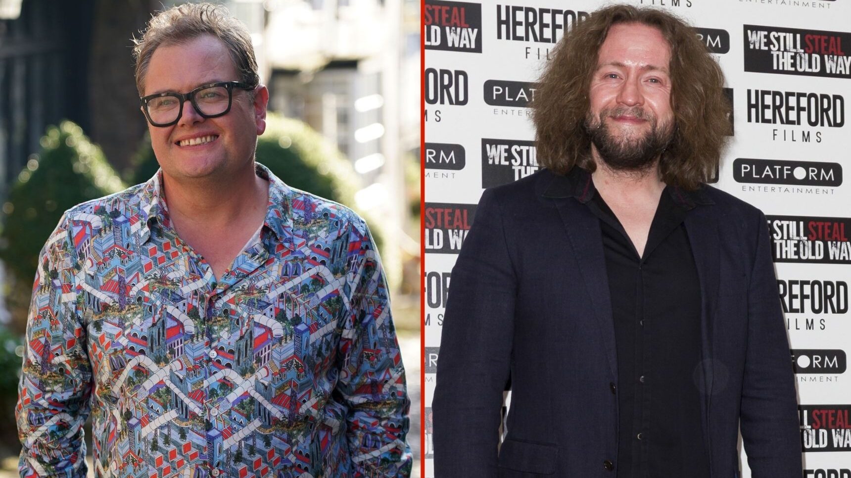 Justin Lee Collins and Alan Carr split