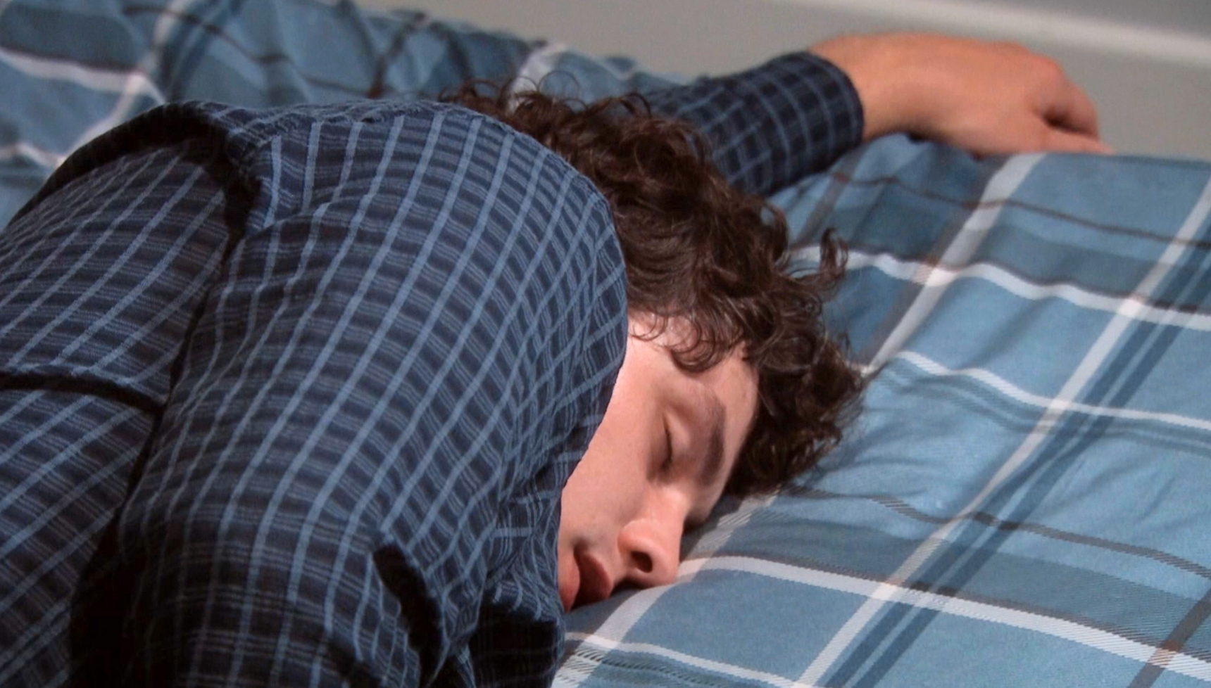 Callum unconscious on floor