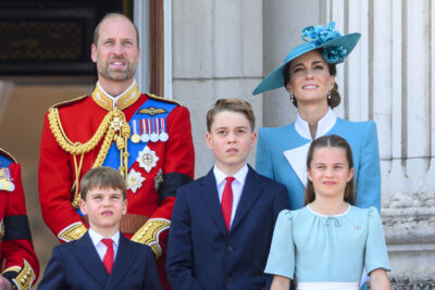 Prince William, Kate Middleton and their kids at Trooping the Colour
