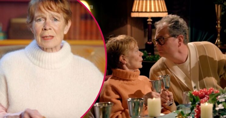 Alan Carr and Celia Imrie on Celebrity Traitors