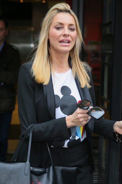 Tess Daly looking in front
