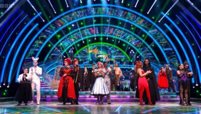 The Strictly Come Dancing contestants in their Halloween costumes