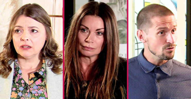 Coronation Street's Tracy, Carla, Carl