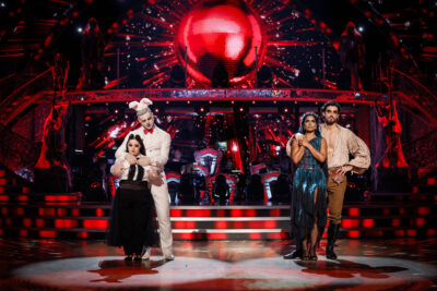 Ellie Goldstein and Vito Coppola and Balvinder Sopal and Julian Caillon in the Strictly bottom two