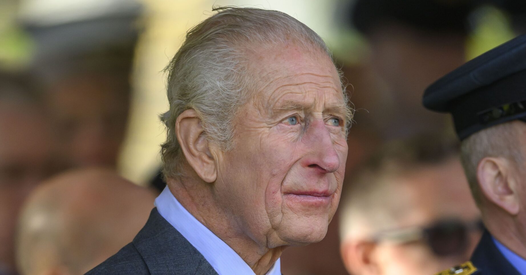 King Charles during service