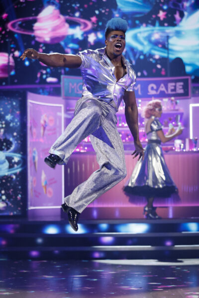 Harry and Karen dancing on Strictly