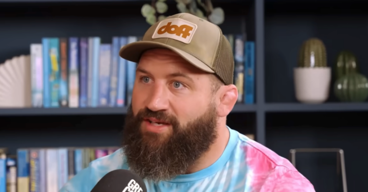 Joe Marler speaking on a podcast