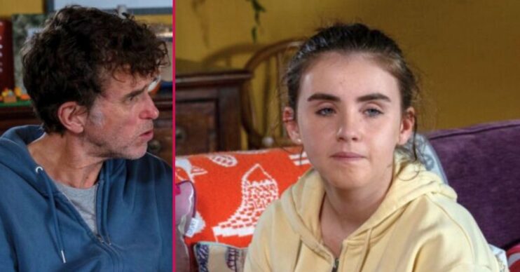 Marlon and April in Emmerdale (Credit: ITV/Comp ED!)