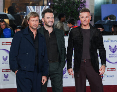 Westlife on the red carpet