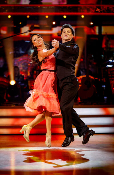 Lewis Cope and Katya dancing on Strictly
