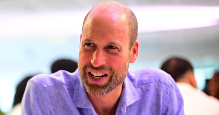 Prince William smiling in Brazil