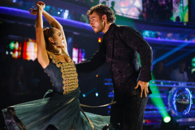 George and Alexis dancing on Strictly