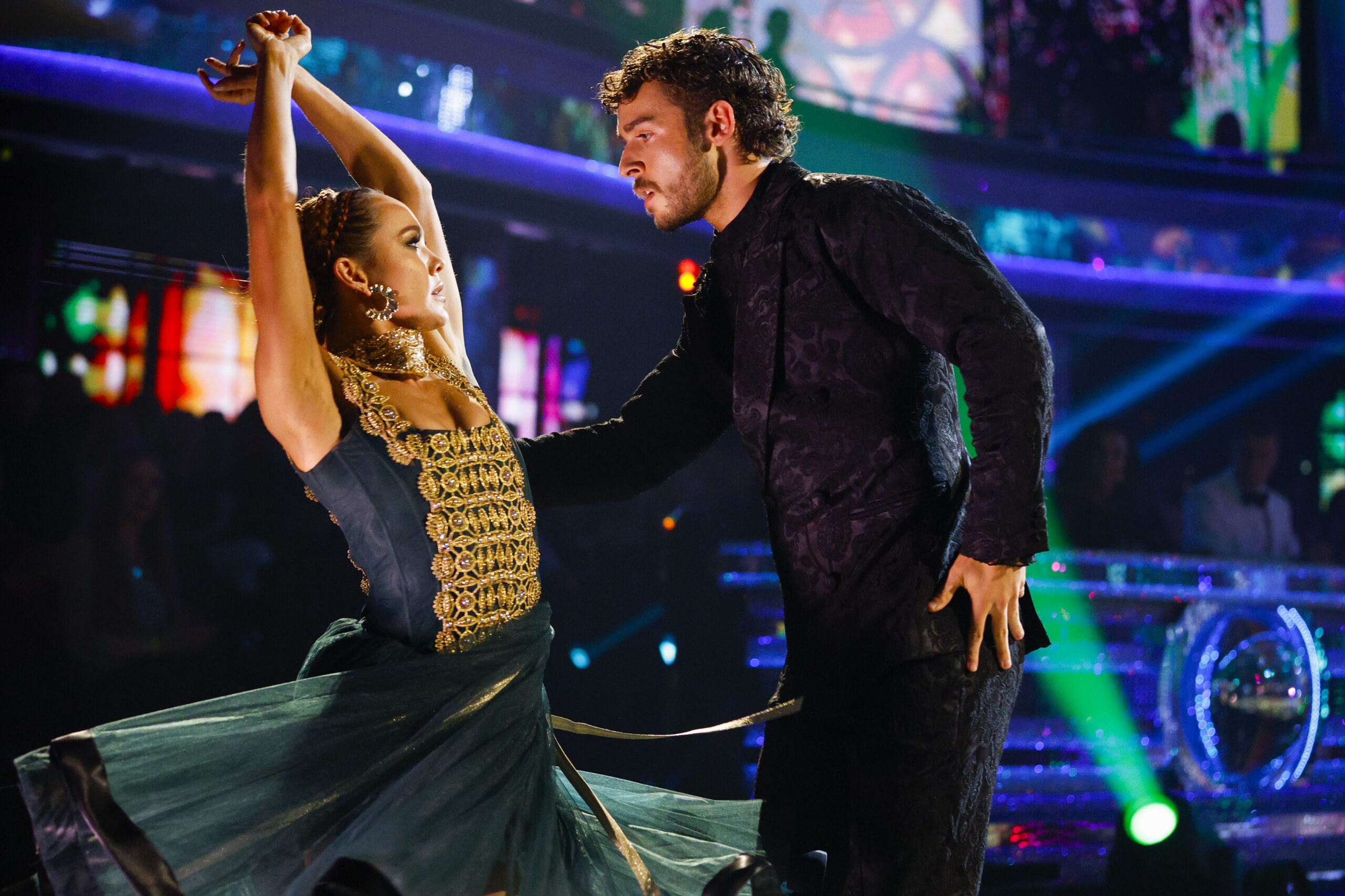 George and Alexis dancing on Strictly 